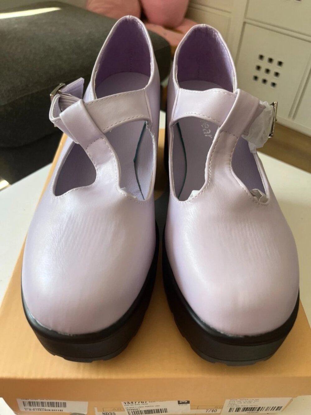 Koi Footwear Lilac Sai Mary Janes T-Strap Womens Shoes Size 9 UK 7 - Picture 2 of 4